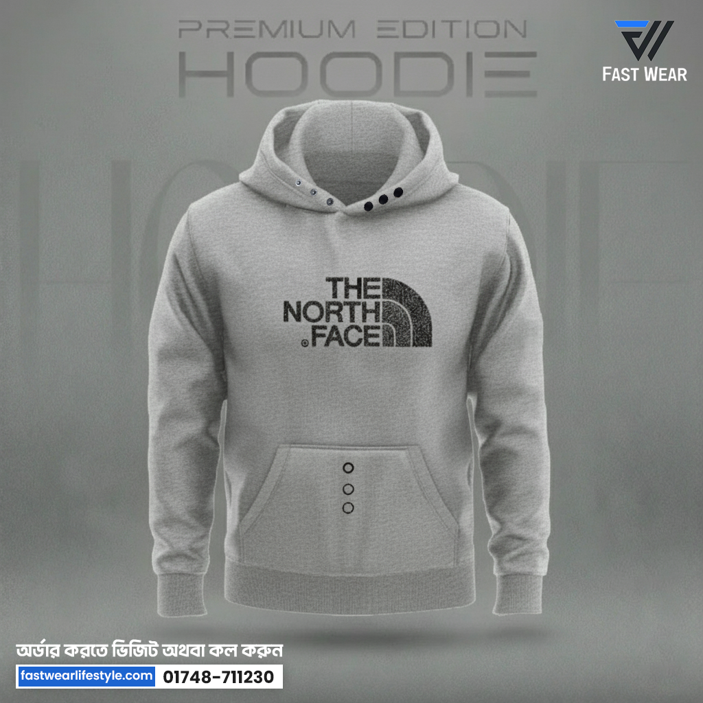 Mens Premium Hoodie – Light Gray Color