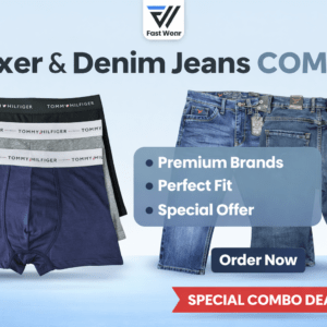 Denim and boxer combo